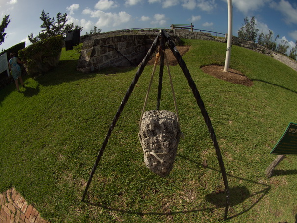 Hamilton Bermuda Bermudas Scaur Hill Fort Park Canon