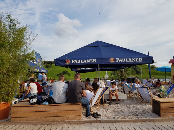 München Olympiapark Beachclub Ahoi BrauseMünchen Olympiapark Beachclub Ahoi Brause