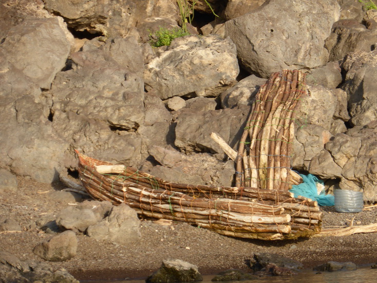 Kenia Lake Baringo Island Camp boat mokoro