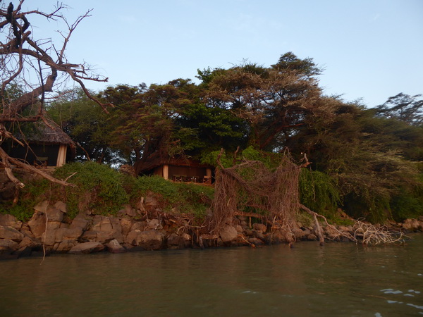 Kenia Lake Baringo Island Camp Boatsafari