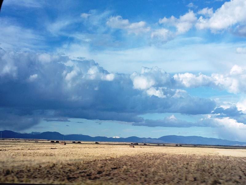 Peru Puno Lago Titicaca Titicacasee  Ruinen des Wiraqocha-Tempels in Raqui mit bis zu 12 m hohen Mauern