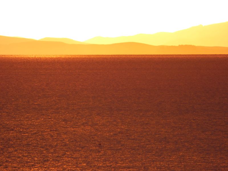 Copacabana  Lago Titicaca Titicacasee sundown