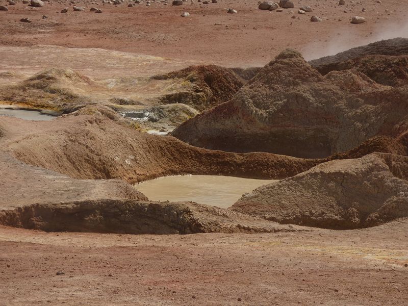 Uyuni Bolivien Uyuni 4x4 Siloi desierto Vulcano Hot Springs Siloi Desert