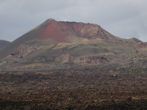   Lanzarote Feuerberge Nationalpark Montana Colorada Montañas del Fuego (Feuerberge) Lanzarote  Timanfaya-Nationalpark  Parque Nacional de Timanfaya