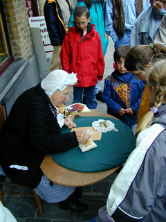 Häuser und Brücken in Belgien Brügge