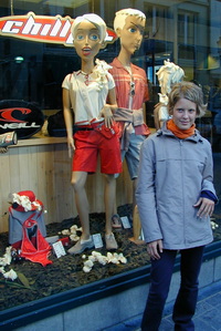 De Haan Beach Fensterpuppe