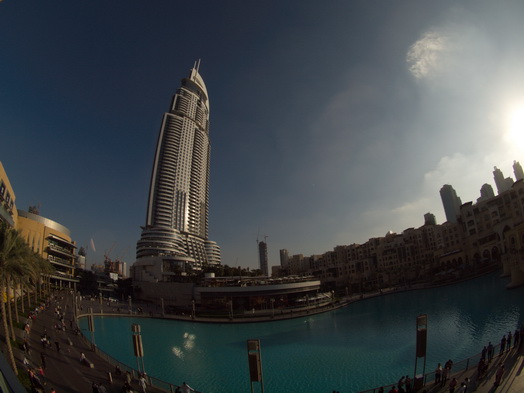 Dubai Khalifa Fish eye