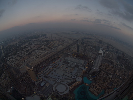 Dubai Khalifa Fish eye